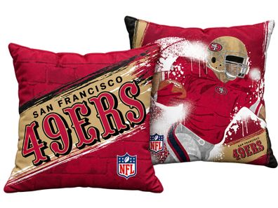 Beronage San Francisco 49ers NFL Football-Kissen 40x40 cm Fan-Kuschelkissen