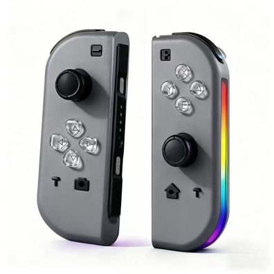 für Nintendo Switch Hall Effekt RGB Beleuchtung Joy-Con Controller - 2er Set