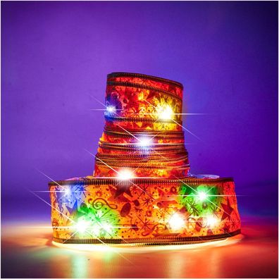 Dekoband Weihnachtsbaumbeleuchtung Lichtband