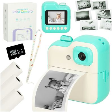 Kinderkamera Sofortdruckkamera Fotodrucker