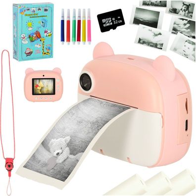 Kinderkamera Fotodrucker Bärchenkamera