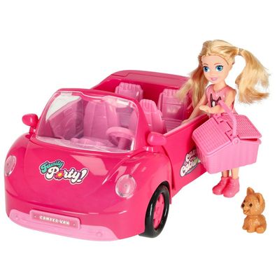 Puppenauto Cabriolet Picknickset