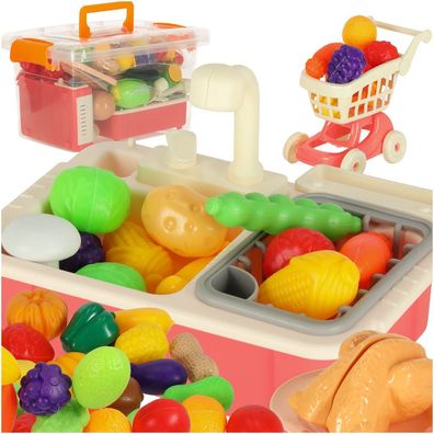 Kinderküche Spülbecken Kochspielset