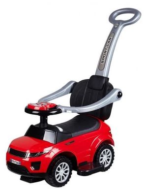 Rutschauto rot mit Schiebestange und Sicherheitsbügel, utschfahrzeug ab 1Jahr / rot