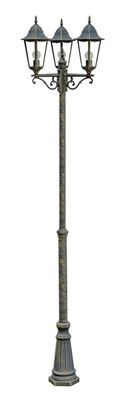 Kandelaber Norderney Mastleuchte Druckguss, antik bronze / antik bronze