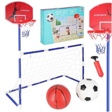Kindertor Basketballkorb Ballspielset