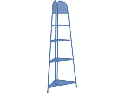 MWH Eckregal Ekko M 48x48x180 cm, blau / M / blau