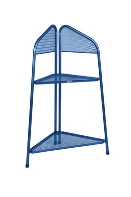 MWH Eckregal Ekko S 48x48x100 cm, blau / S / blau