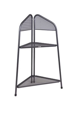MWH Eckregal Ekko S 48x48x100 cm, grau / S / grau
