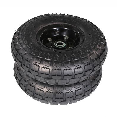 Luftreifen Bollerwagen 4.10/3.50-4, 16 mm Achse, 200 kg 2er-Set