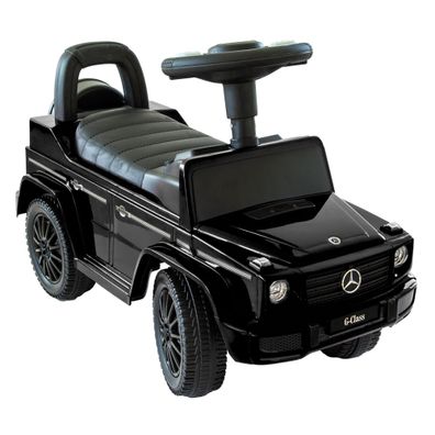 Rutscherauto Mercedes G350d, schwarz, Babyrutscher / schwarz