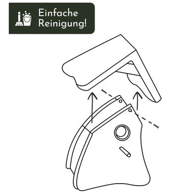 Nistkasten Nistmini Zeit für Gemütlichkeit, handbemalt aus Holz