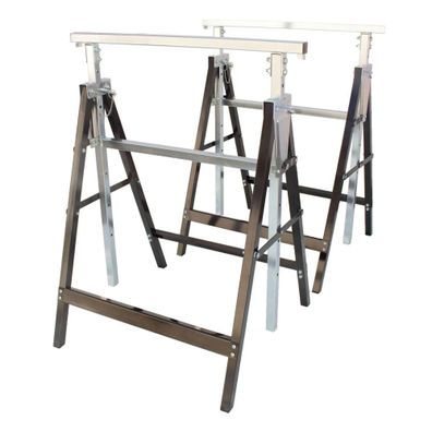 Arbeitsbock 2er Set, Gerüstbock höhenverstellbar, Klappbock mit 200 kg Tragkraft