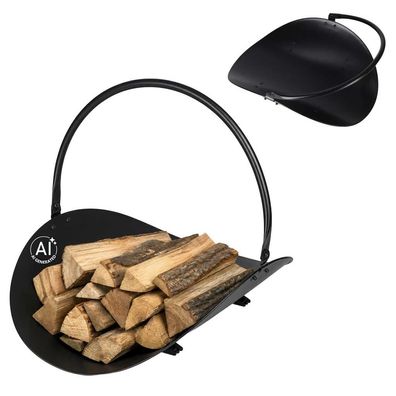 Brennholzkorb Feuerholzkorb Tragekorb