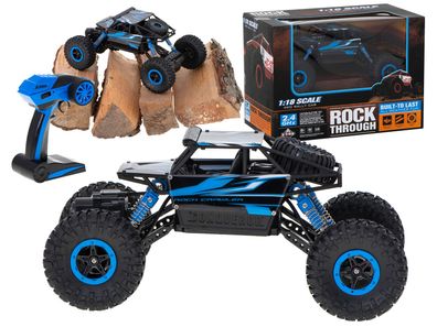 Ferngesteuertes Auto Rock Crawler HB 1:18 Allradantrieb 2.4 GHz blau