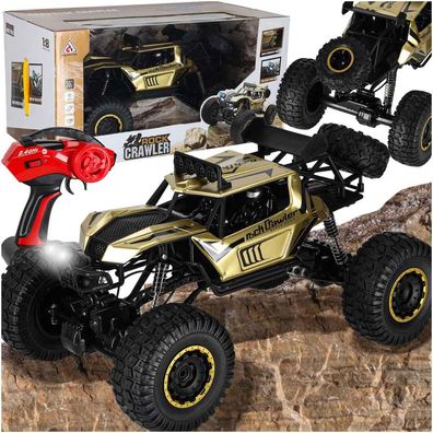 Ferngesteuertes Auto IKONKA Rock Crawler 1:8 Metall 51 cm 2.4 GHz gold