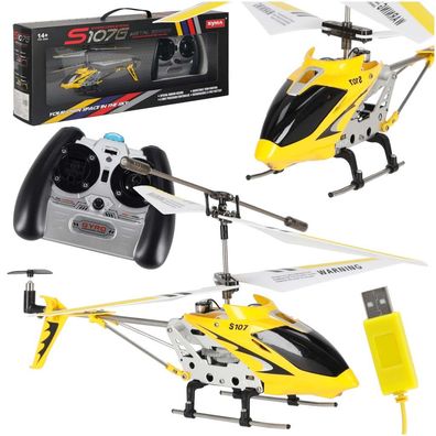 RC Hubschrauber Syma S107G Metal Series mit Gyro 3 Kanal gelb