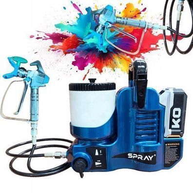 Rosfix Farbspritzgerät FastShot 500W – 21V Akku | 1,2L Behälter, 14MPa
