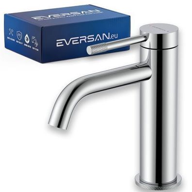 Eversan Waschtischarmatur Premium LOKE Chrom kleine Ausführung Einhebelmischer