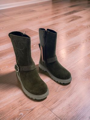 Superfit Spirit Sympatex Stiefel Gr. 25 Olivgrün wasserdicht NEU
