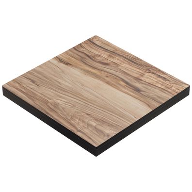 Compact STEEL | Gastro HPL Tischplatte | B: 60 x 60 cm | 4,2cm | Sheesham |