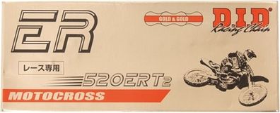 DID Kette "520ERT3 G&amp; " 5/8 x 1/4, Offroad Rac 108 Glieder