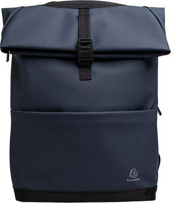 Laptoprucksack mit 2 Fächern, 37x45x14 cm, Exactive Young - Schiefer