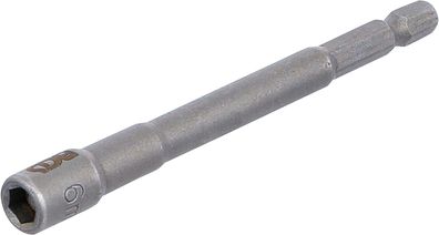 Steckschlüssel-Einsatz Extra lang mit 6-Kant Bohrmaschinenschaft - 6 mm ... 13 mm