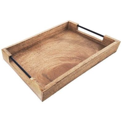 Mango Serviertablett aus Holz, 40,5 x 30,5 x 6 cm