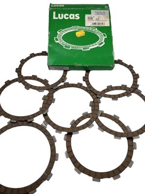 Kawasaki KDX250 KX500 TRW LUCAS Kupplungslamellen SET 7 STÜCK