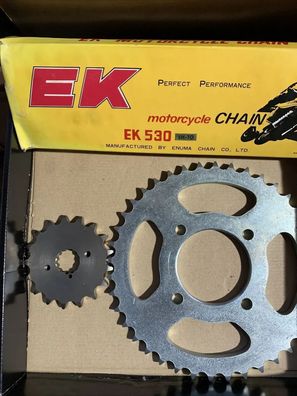 Kawasaki Z 500 (KZ500B) 1980 DID Kettenkit Chain Kit 17/40/100 Neu O-Ring