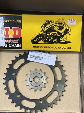 Kettensatz Ketten Kit D.I.D Honda XL250 RE 1984-1986 O-Ring 13/38/100 Neu