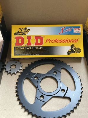 Kettenkit Chain Kit D.I.D Yamaha SR125 92- Neu 14/49/120