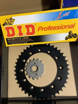 Kettenkit Chain Kit D.I.D Honda XL500 R 82- PD02 Neu 15/41/100 Endlos