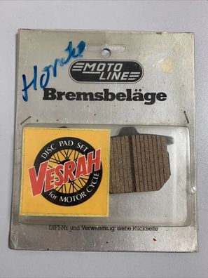 Vesrah Bremsbeläge VD-126 Für Honda