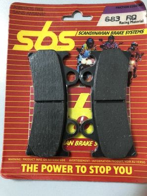 Bremsbeläge Brake Pads Yamaha YZF750 1993-1998 SBS683RQ Asbestfrei