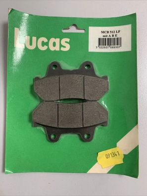 Bremsbeläge Lucas MCB 512LF Honda HA