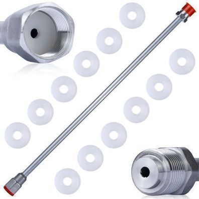 Rosfix Spritzlanze 75 cm – 290 bar Druck | 7/8" Gewinde + Dichtung Set