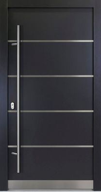 Aluminium Haustür AR-G 02/68 68 mm anthrazit Energiesparhaustür