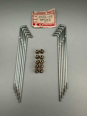 Kawasaki Hinter Außen Speichen Spoke Rear Outher KZ650 77-79 41028-089 NOS
