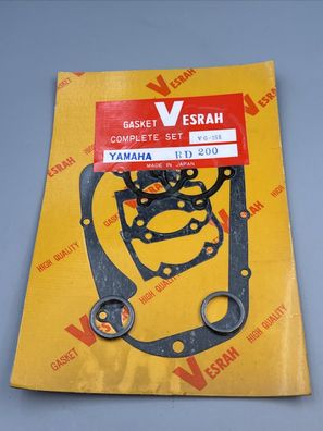 YAMAHA Dichtungssatz RD200 GASKET SET Complete VG- 255