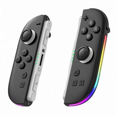 Joypad für Nintendo Switch 2 (Links & Rechts) Grau – RGB Controller mit Turbo, NFC, 9