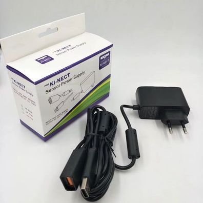 Netzteil Adapter für Xbox 360 Kinect Bewegungssensor USB Kabel Ladegerät