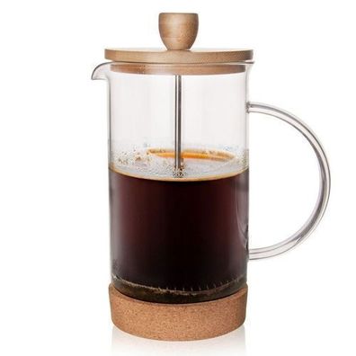 Kaffee- und Teebereiter aus Glas mit Kolben, 750 ml