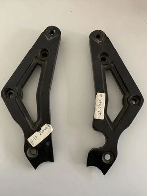 REAR FOOT PEG PAIR Bracket YAMAHA XJ750RJ Hinterer FUSS PEG Paarhalter
