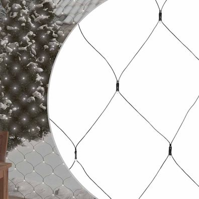 vidaXL Weihnachts-Lichternetz 4×4 m 544 LED Kaltweiß Indoor Outdoor