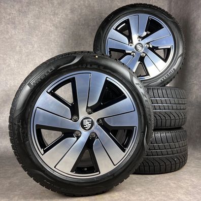 Winterräder Porsche Taycan 19" Original S AERO DOT26 9J1073600B J1 NEU-REIFEN