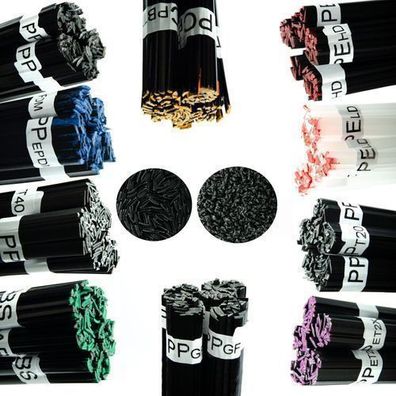 Rosfix Set Kunststoff-Schweißdraht 10 Typen – 1000g | 42 cm, 3,5/8 mm Mix