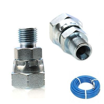Rosfix Adapter 1/4" auf 3/8" – Edelstahl | 400 Bar für Farbspritzgeräte