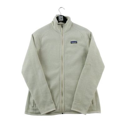 Fleecejacke Damen Slim Fit mit Reißverschluss und Ärmeltasche Größe L #QWE3548